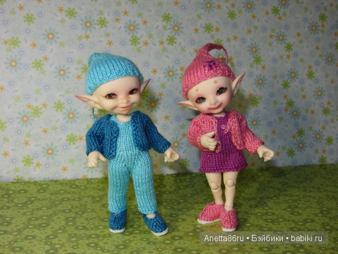 Мои маленькие гномики, вязалочки для реаликов