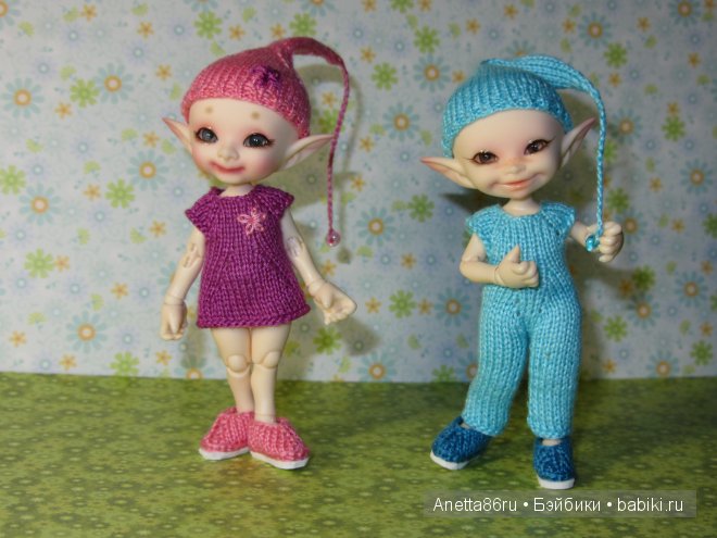 Мои маленькие гномики, вязалочки для реаликов (фото 7)