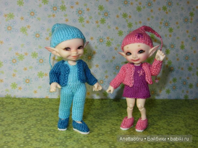 Мои маленькие гномики, вязалочки для реаликов (фото 2)