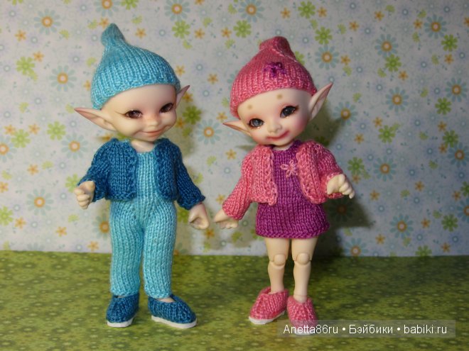 Мои маленькие гномики, вязалочки для реаликов (фото 4)