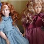 Анабэль и Аделина. Немецкая классика в коллекционных куклах от Ruth Treffeisen