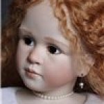 Фарфоровая девочка Фи (Fee) и её мишка Фернандо. Рут Триффайзен (Ruth Treffeisen)