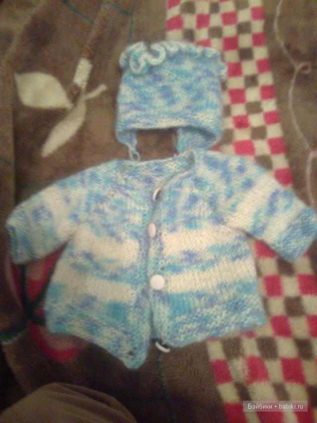 Вязаная курточка