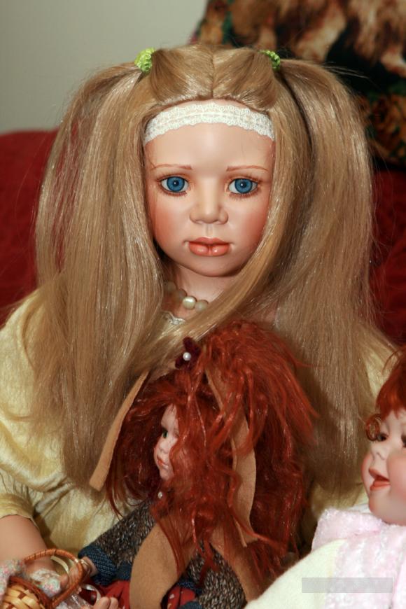 Моя маленькая аристократка. Фарфоровая кукла от Кристин Оранж