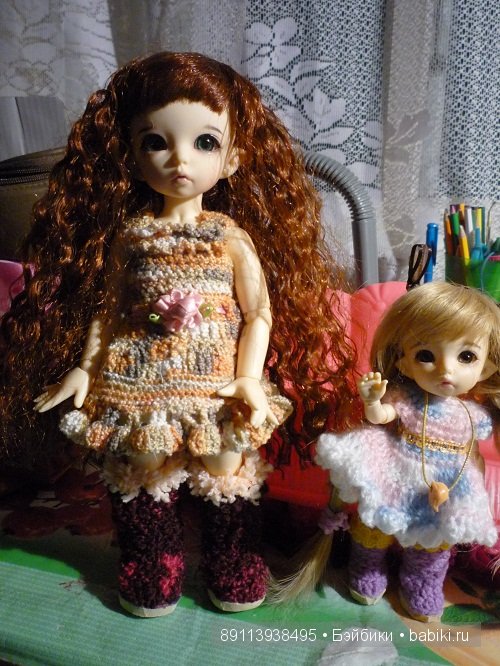 Наша Злата, кукла БЖД Анте. Выбор паричка (фото 3)