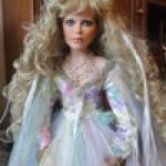 Принцесса-Радуга приходит после грозы. Фарфоровая кукла от Донны Руберт и Русти