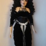 Моя черноволосая красавица Татьяна. Фарфоровая кукла