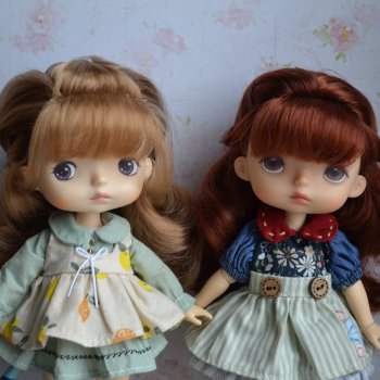 Как уложить чёлку Xiaomi Monst Doll