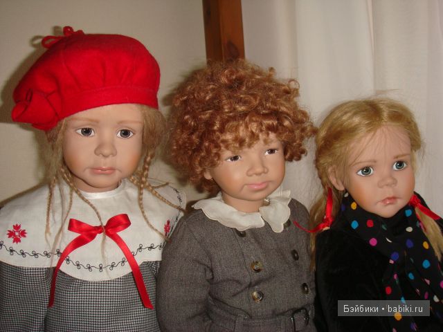 Аннабель, Том, Флориан и Франциска. Куклы Angelika Mannersdorfer