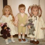 Малыши Hildegard Gunzel для WPM. Лампони (Lamponi), Дария (Daria) и Тобиас-Георг (Tobias-Georg)