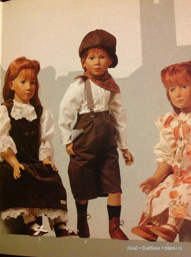 Страница из каталога кукол Sigikid 1994. Ilse Wippler