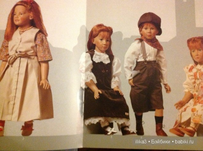 Страница из каталога кукол Sigikid 1994. Ilse Wippler