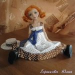 Алиса. Моя первая шарнирная кукла из запекаемой пластики! ООАК Горшковой Юлии