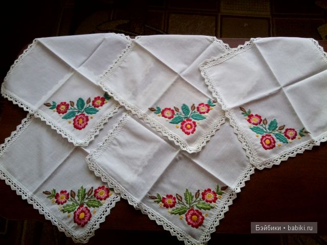 комплект салфеток