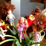 Куколки и цветы