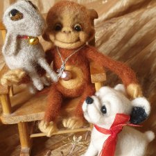 Валяные зверушки