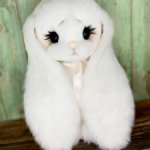 Зайка Розочка в белом💕