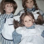 Emanuelle,Tanja,Andre.Коллекционные куклы от Ruth Rreffeisen