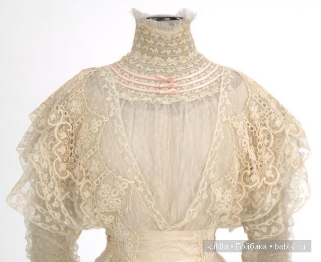 Чайное платье. Немного из истории моды. Антикварная кукла Хенрих Хандверк, Heinrich Handwerck