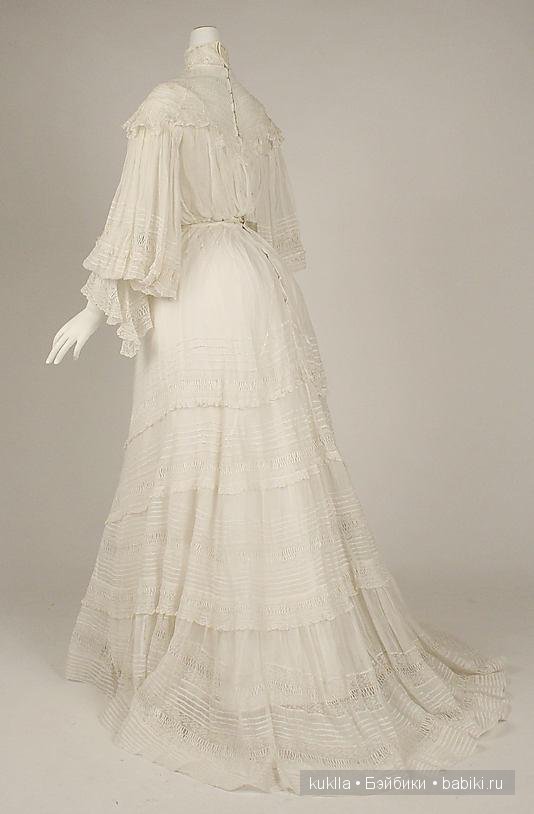 Чайное платье. Немного из истории моды. Антикварная кукла Хенрих Хандверк, Heinrich Handwerck