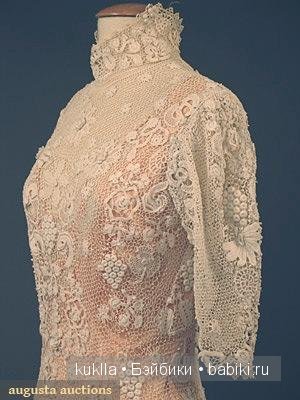 Чайное платье. Немного из истории моды. Антикварная кукла Хенрих Хандверк, Heinrich Handwerck