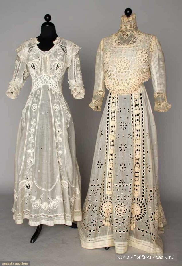 Чайное платье. Немного из истории моды. Антикварная кукла Хенрих Хандверк, Heinrich Handwerck