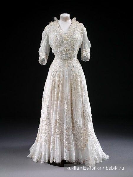 Чайное платье. Немного из истории моды. Антикварная кукла Хенрих Хандверк, Heinrich Handwerck