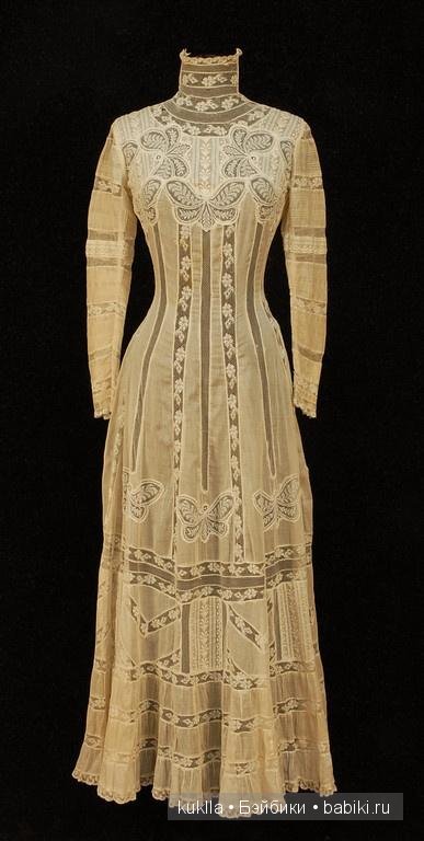 Чайное платье. Немного из истории моды. Антикварная кукла Хенрих Хандверк, Heinrich Handwerck