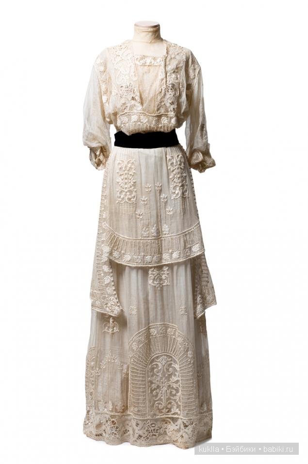 Чайное платье. Немного из истории моды. Антикварная кукла Хенрих Хандверк, Heinrich Handwerck