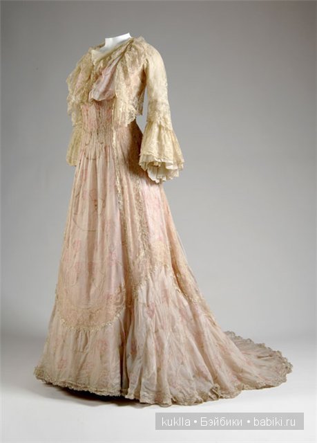 Чайное платье. Немного из истории моды. Антикварная кукла Хенрих Хандверк, Heinrich Handwerck