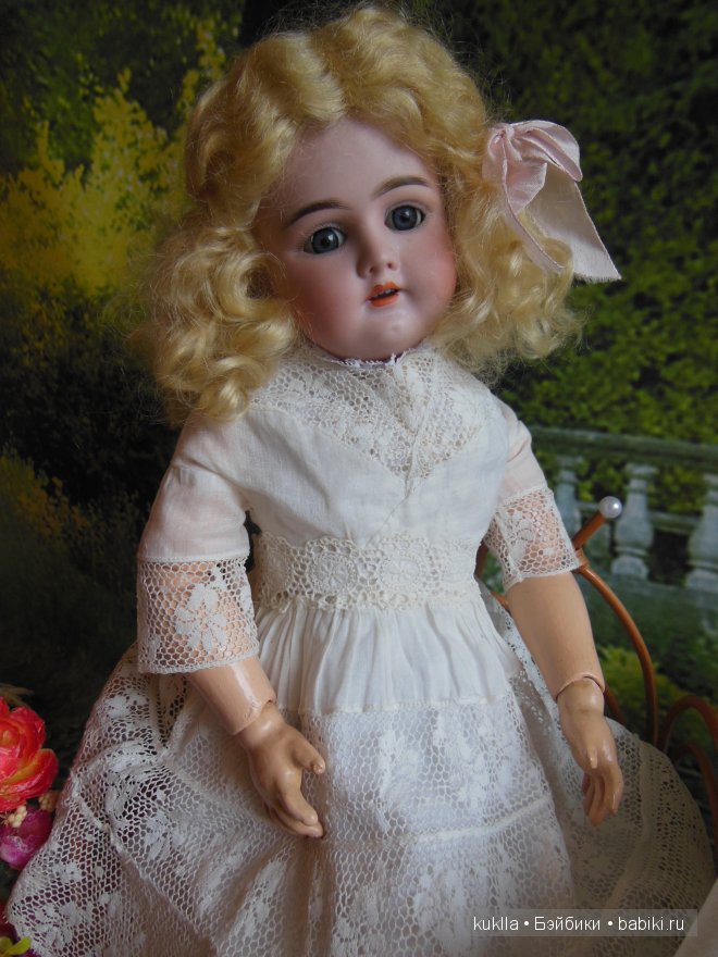 Чайное платье. Немного из истории моды. Антикварная кукла Хенрих Хандверк, Heinrich Handwerck