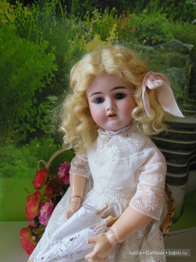 Чайное платье. Немного из истории моды. Антикварная кукла Хенрих Хандверк, Heinrich Handwerck