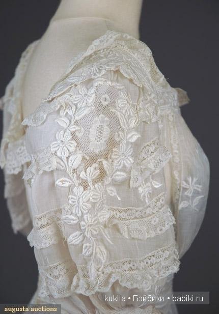 Чайное платье. Немного из истории моды. Антикварная кукла Хенрих Хандверк, Heinrich Handwerck