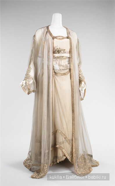 Чайное платье. Немного из истории моды. Антикварная кукла Хенрих Хандверк, Heinrich Handwerck