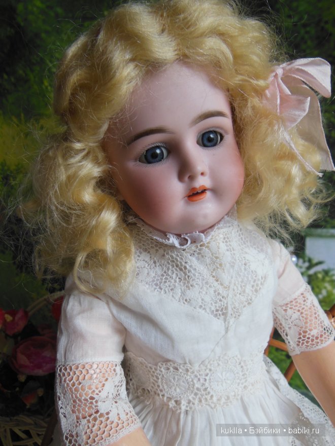 Чайное платье. Немного из истории моды. Антикварная кукла Хенрих Хандверк, Heinrich Handwerck