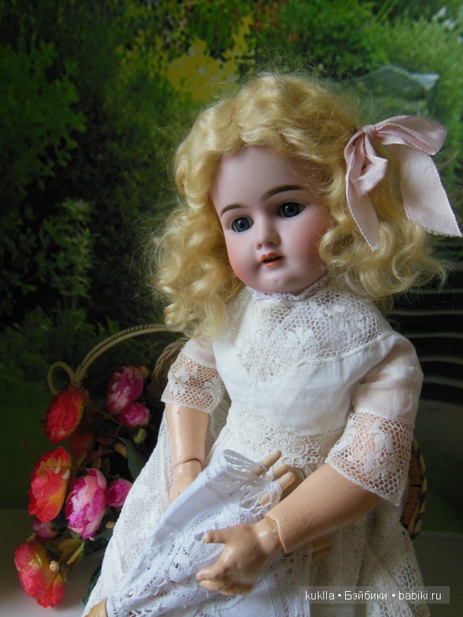 Чайное платье. Немного из истории моды. Антикварная кукла Хенрих Хандверк, Heinrich Handwerck