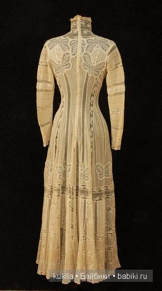 Чайное платье. Немного из истории моды. Антикварная кукла Хенрих Хандверк, Heinrich Handwerck