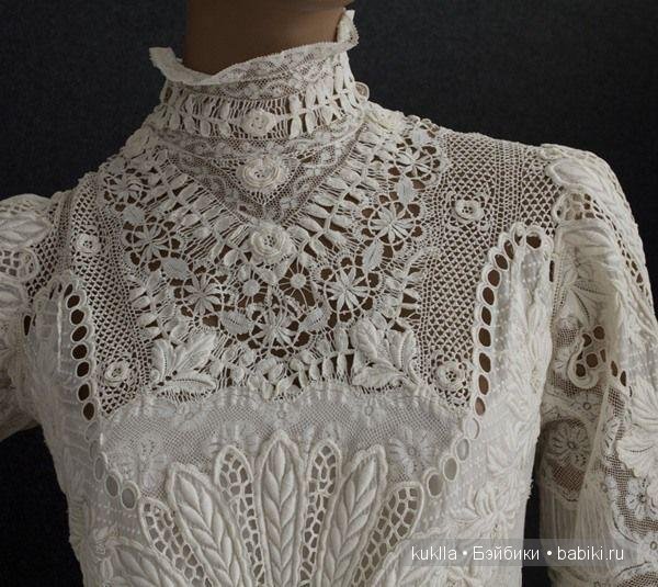 Чайное платье. Немного из истории моды. Антикварная кукла Хенрих Хандверк, Heinrich Handwerck