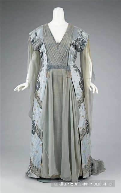 Чайное платье. Немного из истории моды. Антикварная кукла Хенрих Хандверк, Heinrich Handwerck