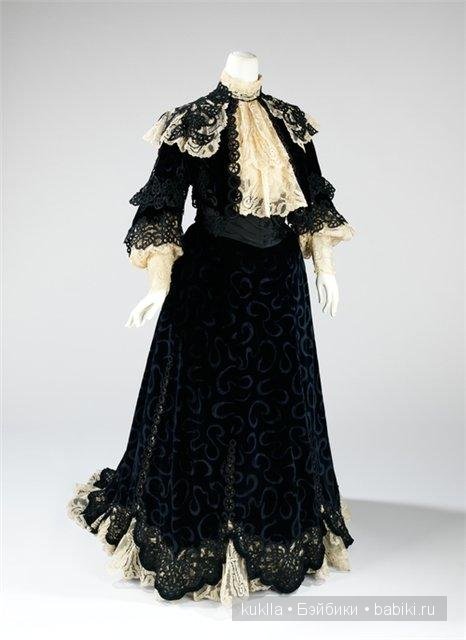 Чайное платье. Немного из истории моды. Антикварная кукла Хенрих Хандверк, Heinrich Handwerck (фото 2)