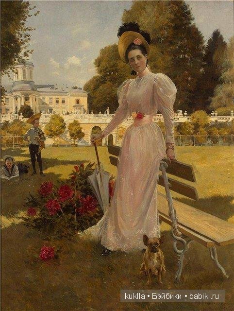 Чайное платье. Немного из истории моды. Антикварная кукла Хенрих Хандверк, Heinrich Handwerck (фото 3)