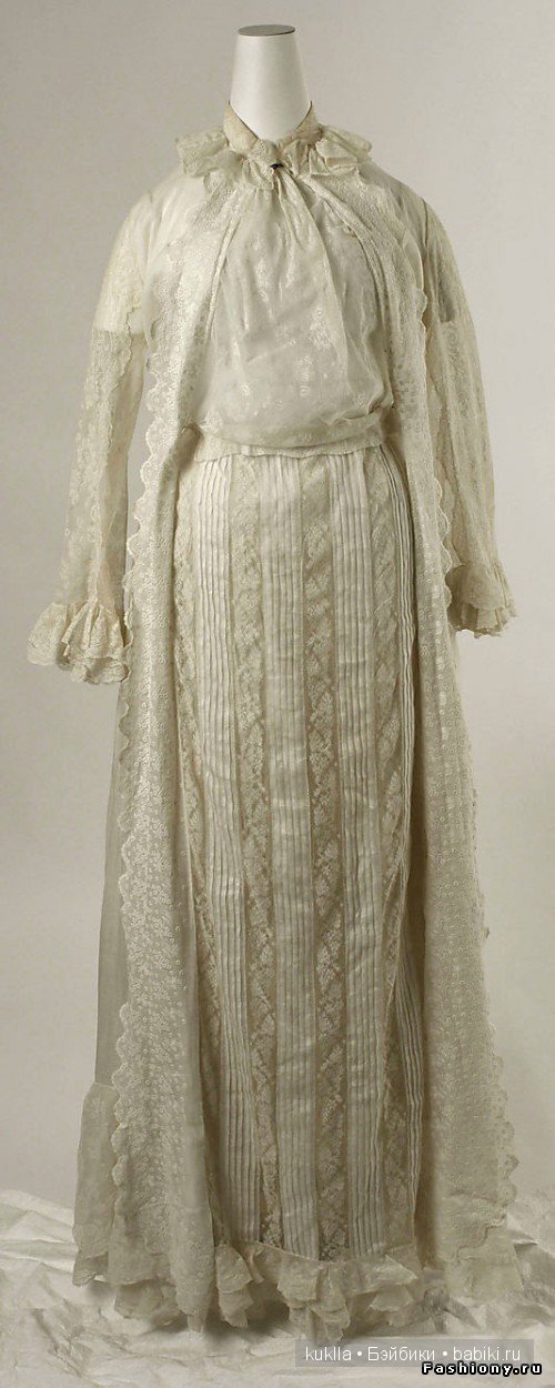 Чайное платье. Немного из истории моды. Антикварная кукла Хенрих Хандверк, Heinrich Handwerck