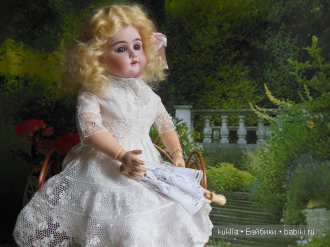 Чайное платье. Немного из истории моды. Антикварная кукла Хенрих Хандверк, Heinrich Handwerck