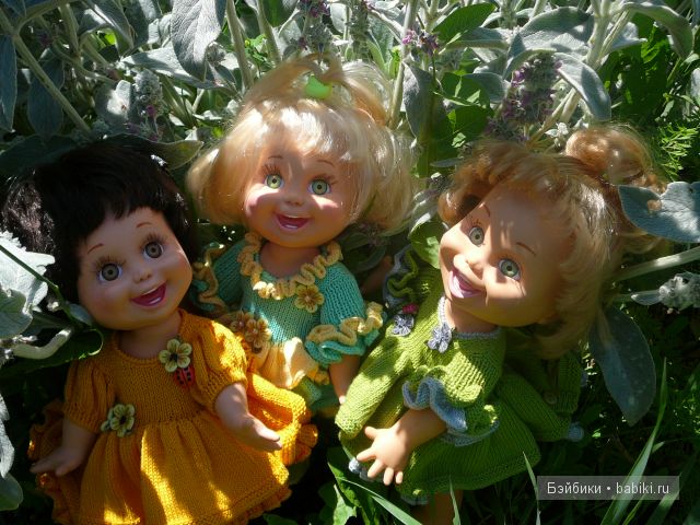Солнечное настроение — Куклы Galoob Baby Face (Фейсинки): винтаж 90