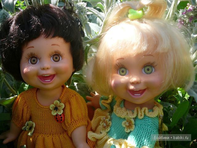 Солнечное настроение — Куклы Galoob Baby Face (Фейсинки): винтаж 90