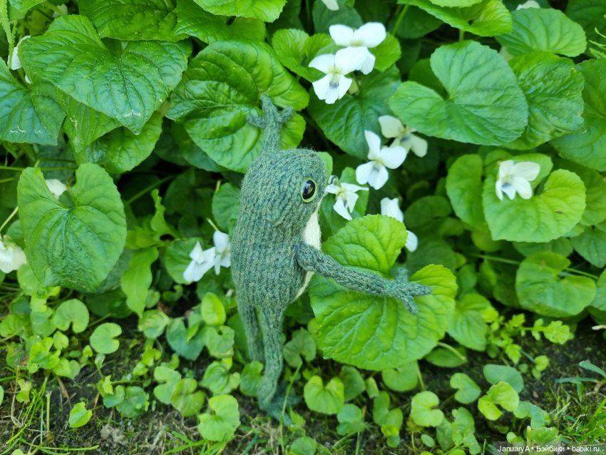 Все побежали, и я... за вязаной лягушкой (фото 5)