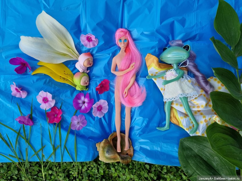 Красивое с куклой Flatsy — Игровые куклы разных производителей (Разное): редкие бренды