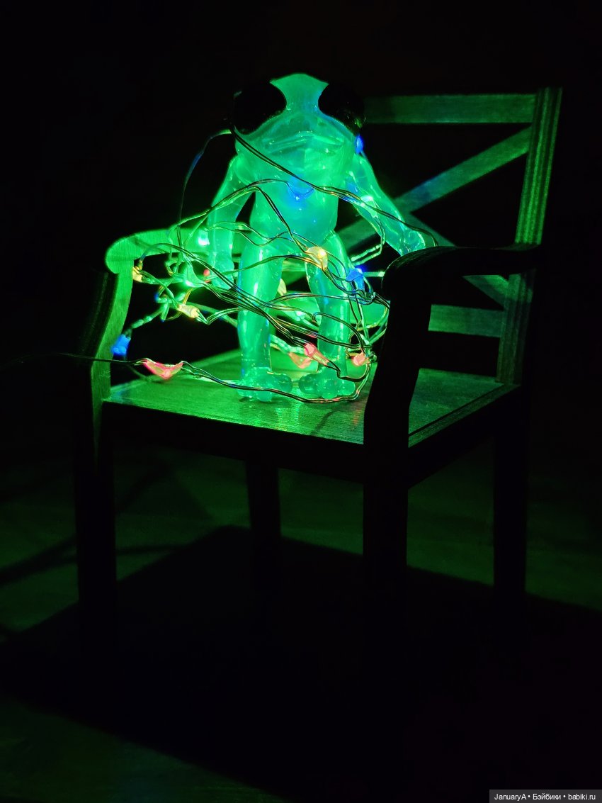 Опять лягушка 🐸 — Домашние фото авторских игрушек: Тедди