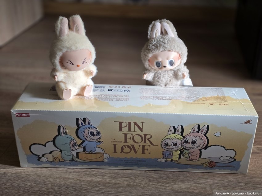 Лабубу Pin for Love — Игрушки Labubu (Лабубу) и The Monsters: Pop Mart (фото 4)