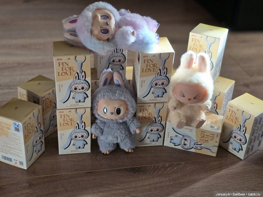 Лабубу Pin for Love — Игрушки Labubu (Лабубу) и The Monsters: Pop Mart (фото 7)